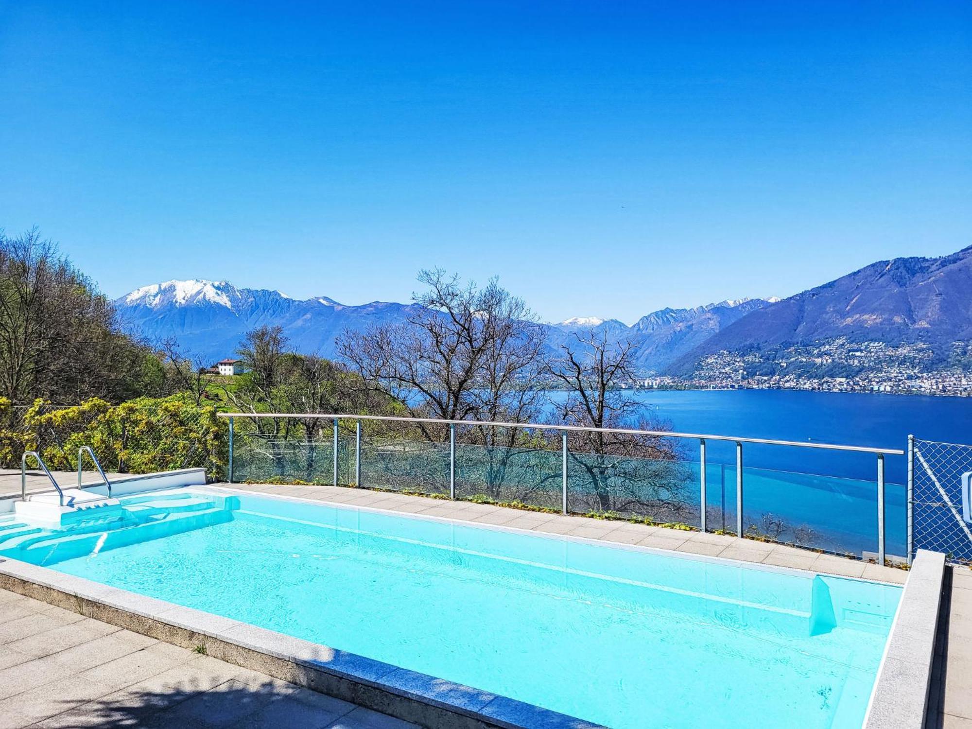 Apartment Vista Lago Maggiore 1-Floor Left By Interhome Gambarogno Exterior photo