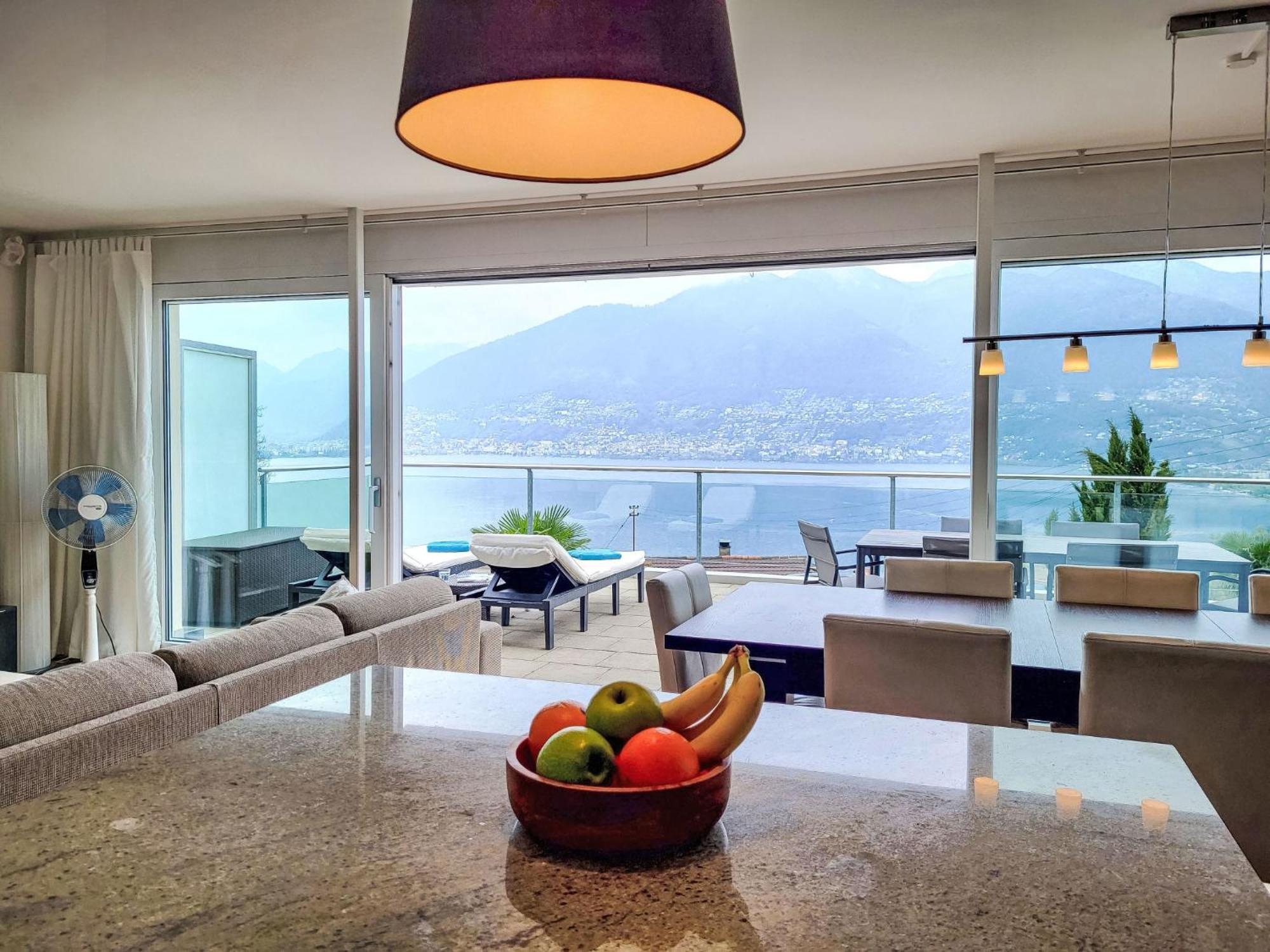 Apartment Vista Lago Maggiore 1-Floor Left By Interhome Gambarogno Exterior photo