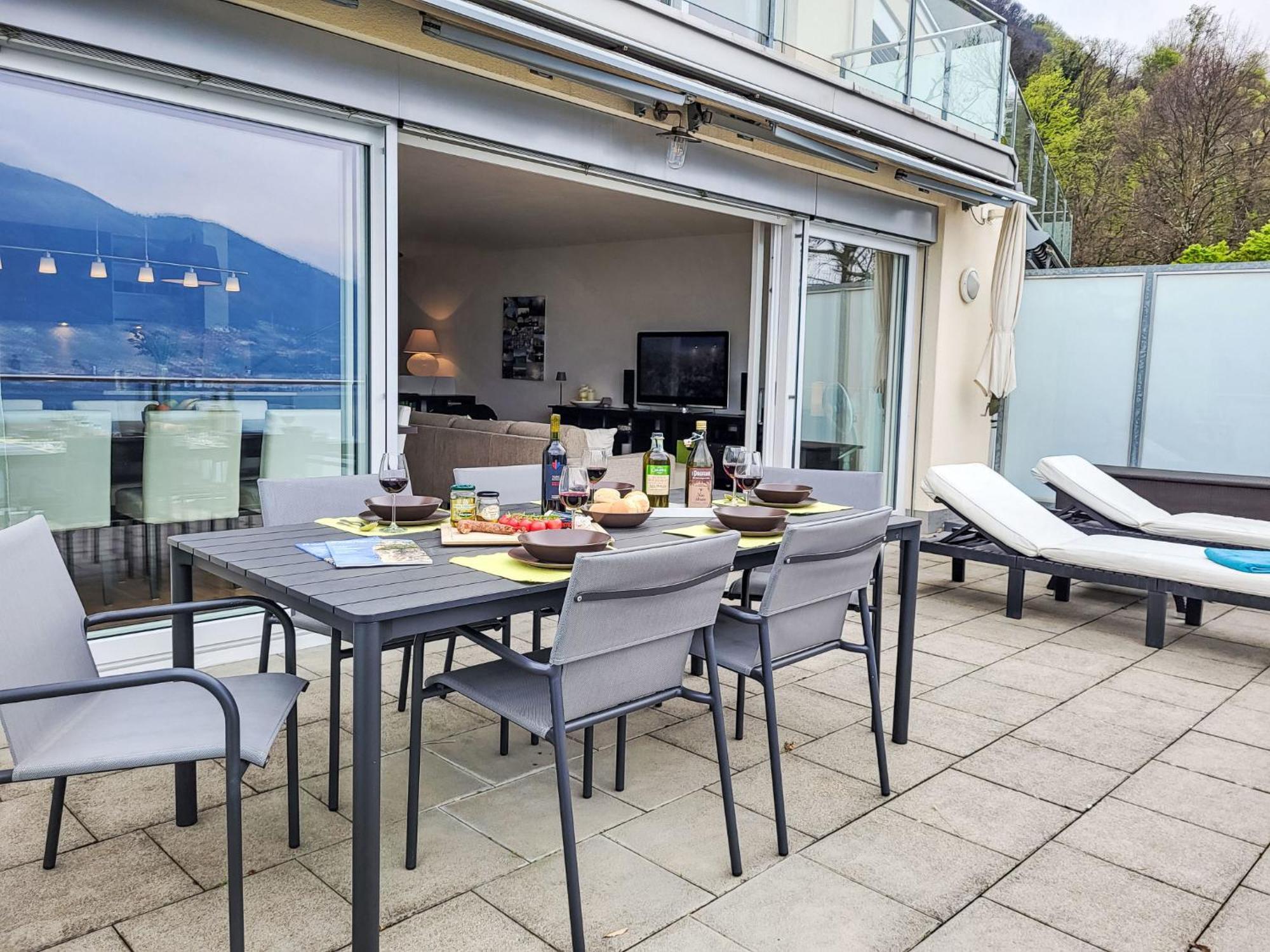 Apartment Vista Lago Maggiore 1-Floor Left By Interhome Gambarogno Exterior photo