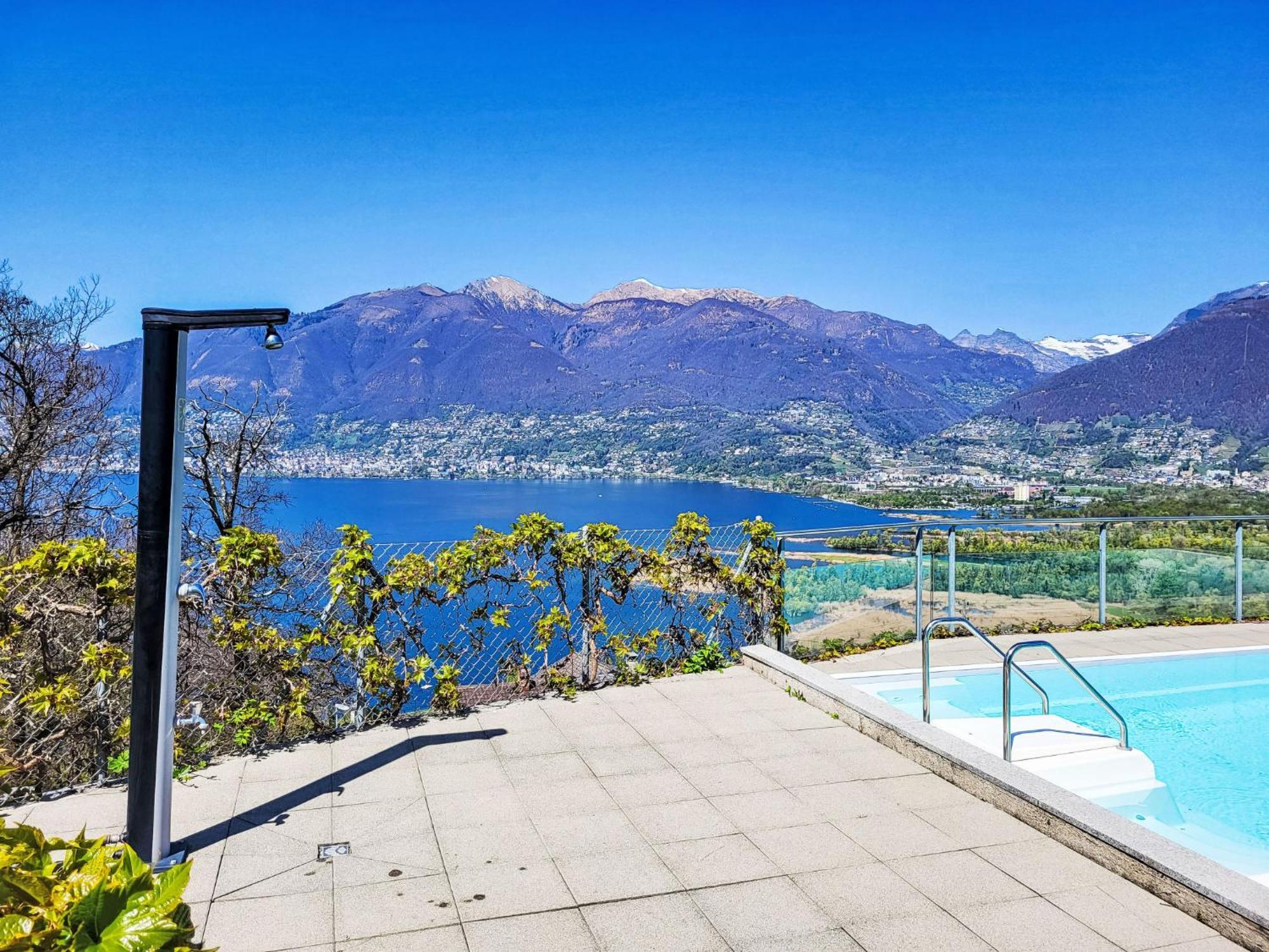 Apartment Vista Lago Maggiore 1-Floor Left By Interhome Gambarogno Exterior photo